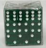 Cube of 27 Green Board Game Dice - Makes a Great Stocking Stuffer